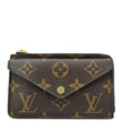 LOUIS VUITTON Monogram Canvas Recto Verso Card Holder Brown