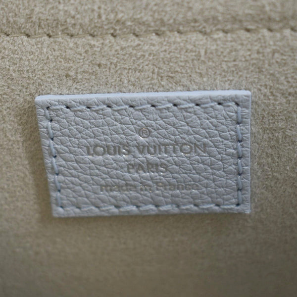 LOUIS VUITTON Mylockme Calf Leather Chain Shoulder Bag Light Blue