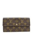 LOUIS VUITTON Sarah Vintage Monogram Canvas Wallet Brown