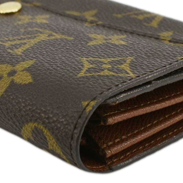 LOUIS VUITTON Sarah Vintage Monogram Canvas Wallet Brown