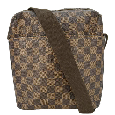 LOUIS VUITTON Trotteur Beaubourg PM Damier Ebene Crossbody Bag Brown