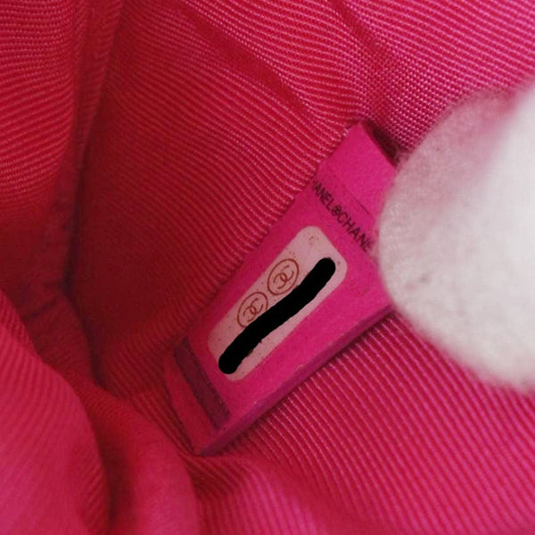 CHANEL Reissue Small Quilted Leather Cosmetic Case Pink