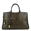 LOUIS VUITTON Popincourt NM Monogram Canvas Tote Bag Brown