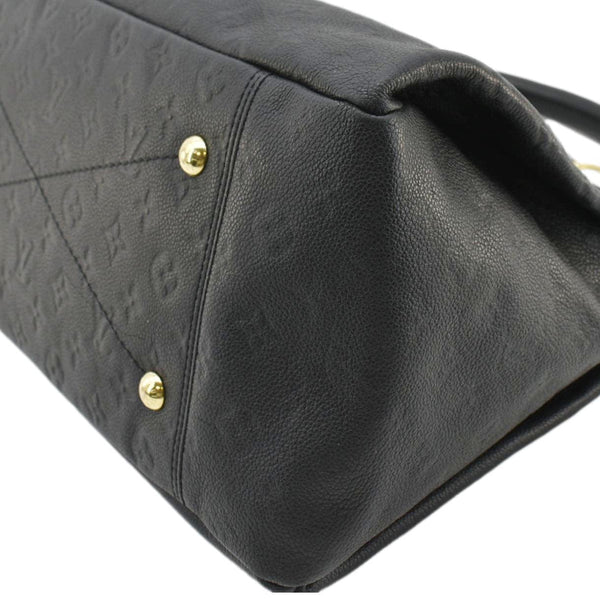 LOUIS VUITTON Artsy MM Monogram Empreinte Leather Shoulder Bag  Black