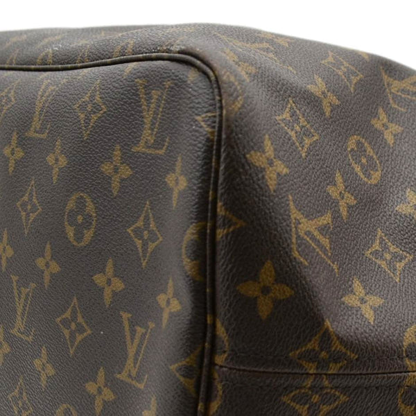 LOUIS VUITTON Neverfull GM Monogram Canvas Shoulder Bag Fuchsia