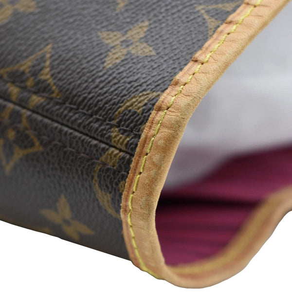 LOUIS VUITTON Neverfull GM Monogram Canvas Shoulder Bag Fuchsia