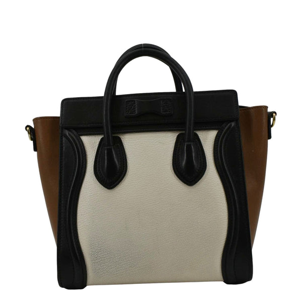 CELINE Nano Luggage Leather Shoulder Bag Tricolor