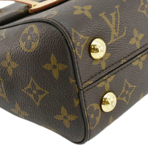 LOUIS VUITTON Cluny BB Monogram Canvas Shoulder Bag Brown