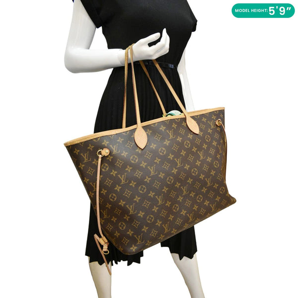 LOUIS VUITTON Neverfull GM Monogram Canvas Shoulder dummy look