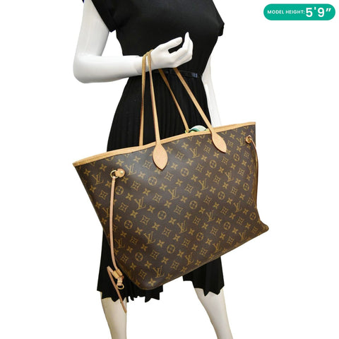 LOUIS VUITTON Neverfull GM Monogram Canvas Shoulder dummy look