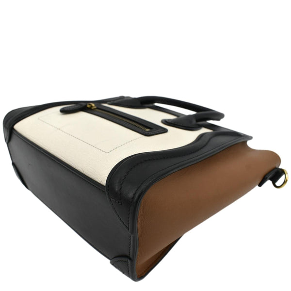 CELINE Nano Luggage Leather Shoulder Bag Tricolor