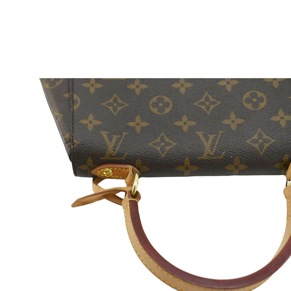 LOUIS VUITTON Cluny BB Monogram Canvas Shoulder Bag Brown