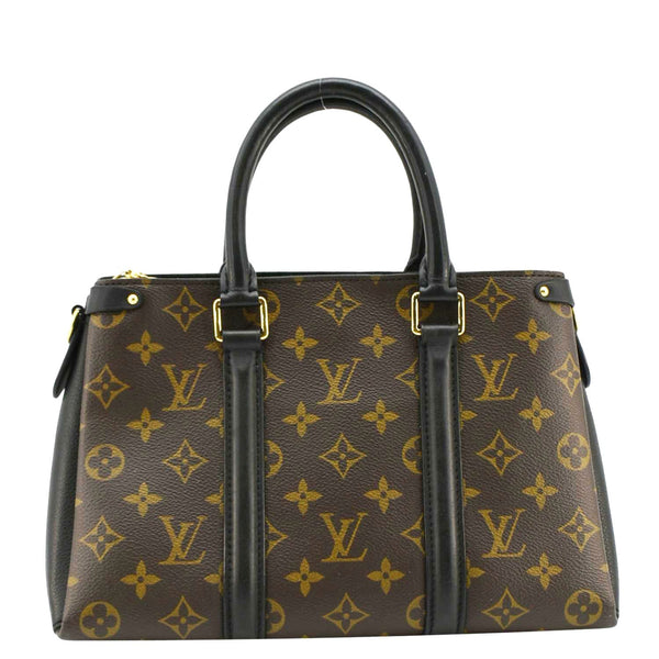 LOUIS VUITTON Soufflot BB Monogram Canvas Shoulder Bag Black