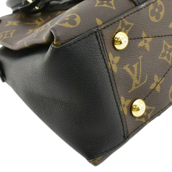 LOUIS VUITTON Soufflot BB Monogram Canvas Shoulder Bag Black