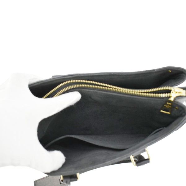 LOUIS VUITTON Soufflot BB Monogram Canvas Shoulder Bag Black