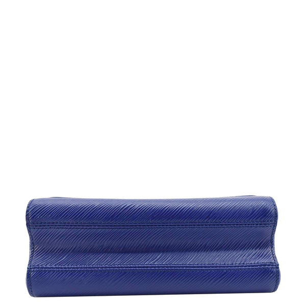 LOUIS VUITTON Twist MM Epi grained leather Shoulder Bag Dot Blue