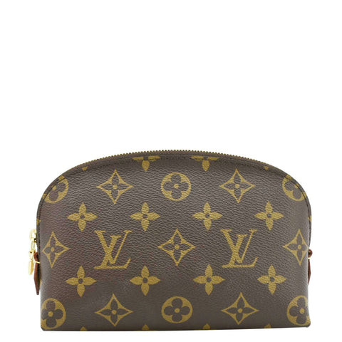 LOUIS VUITTON PM Monogram Canvas Cosmetic Pouch Brown