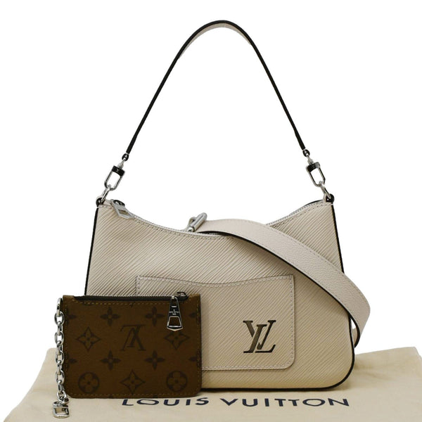 LOUIS VUITTON Marelle Epi Leather Shoulder Bag Beige