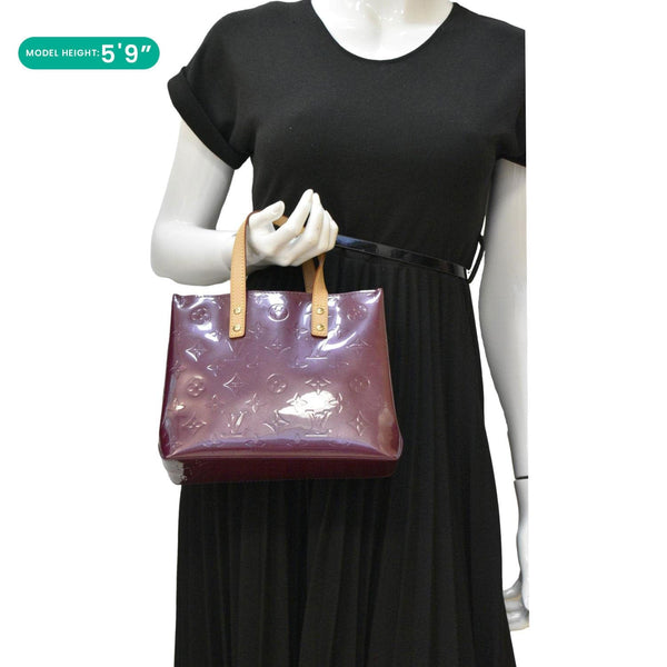 LOUIS VUITTON Reade PM Monogram Vernis Violet Tote Bag