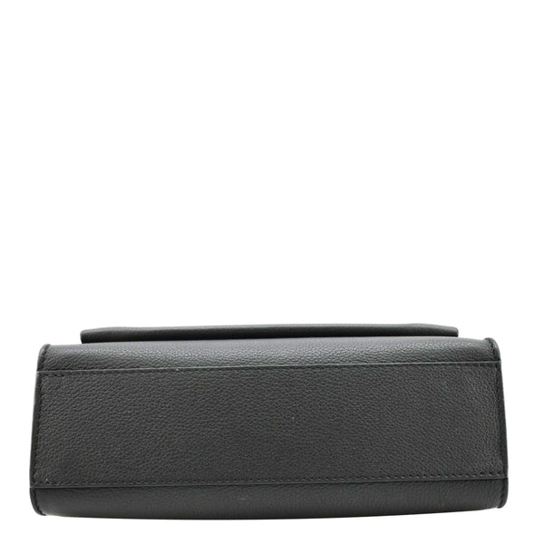 LOUIS VUITTON Mylockme Leather Chain Crossbody Bag Black