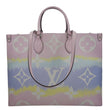 LOUIS VUITTON Escale Onthego GM Monogram Shoulder Bag Pastel Pink