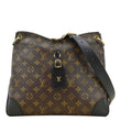 LOUIS VUITTON Odeon MM Monogram Shoulder Bag Brown front look