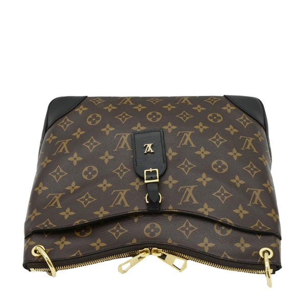 LOUIS VUITTON Odeon MM Monogram Shoulder Bag Brown upper look