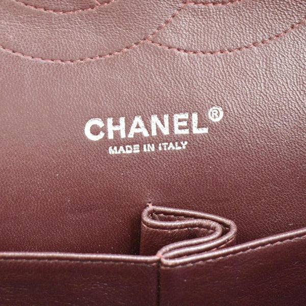 CHANEL Classic Jumbo Double Flap Quilted Caviar Leather Shoulder Bag Black