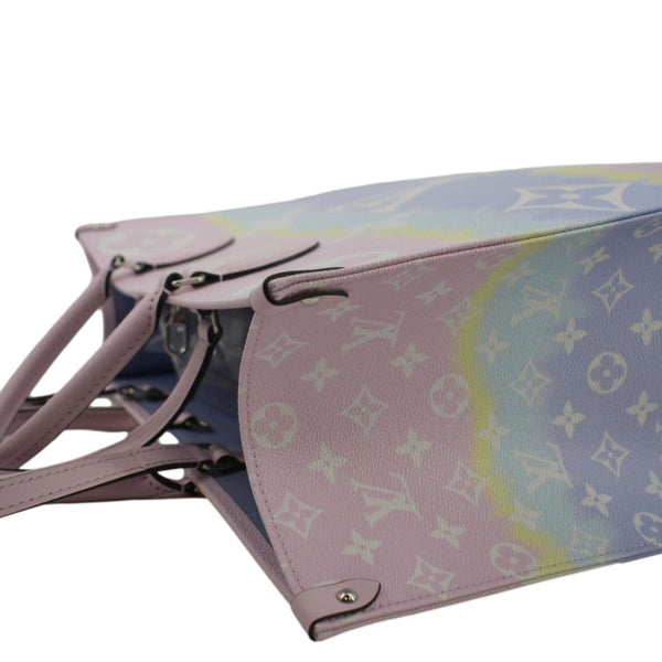 LOUIS VUITTON Escale Onthego GM Monogram Shoulder Bag Pastel Pink