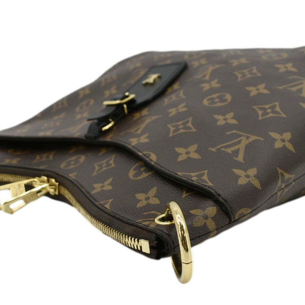 LOUIS VUITTON Odeon MM Monogram Canvas Shoulder Bag Brown