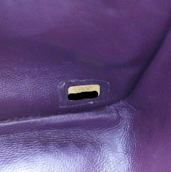 CHANEL Classic Jumbo Double Flap Quilted Caviar Leather Shoulder Bag Black