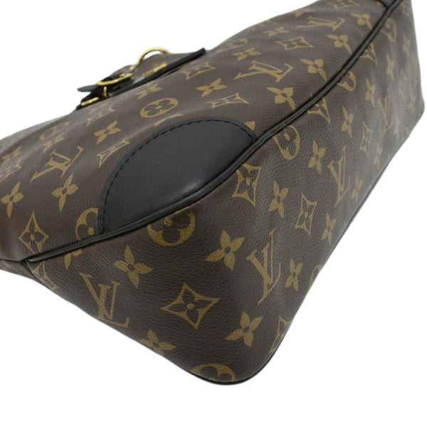 LOUIS VUITTON Odeon MM Monogram Canvas Shoulder Bag Brown