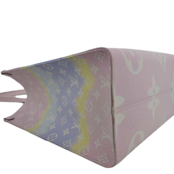 LOUIS VUITTON Escale Onthego GM Monogram Shoulder Bag Pastel Pink