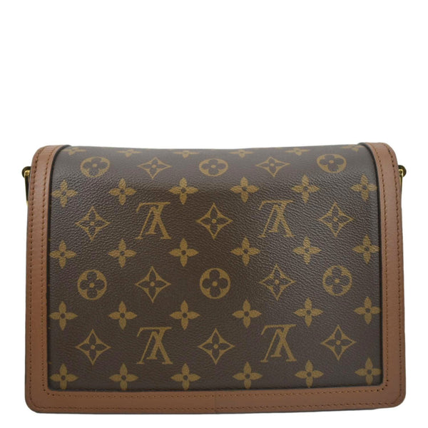 LOUIS VUITTON Dauphine MM Monogram Reverse Canvas Shoulder Bag Brown
