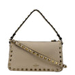 VALENTINO Garavani Rockstud Leather Crossbody Bag Ivory