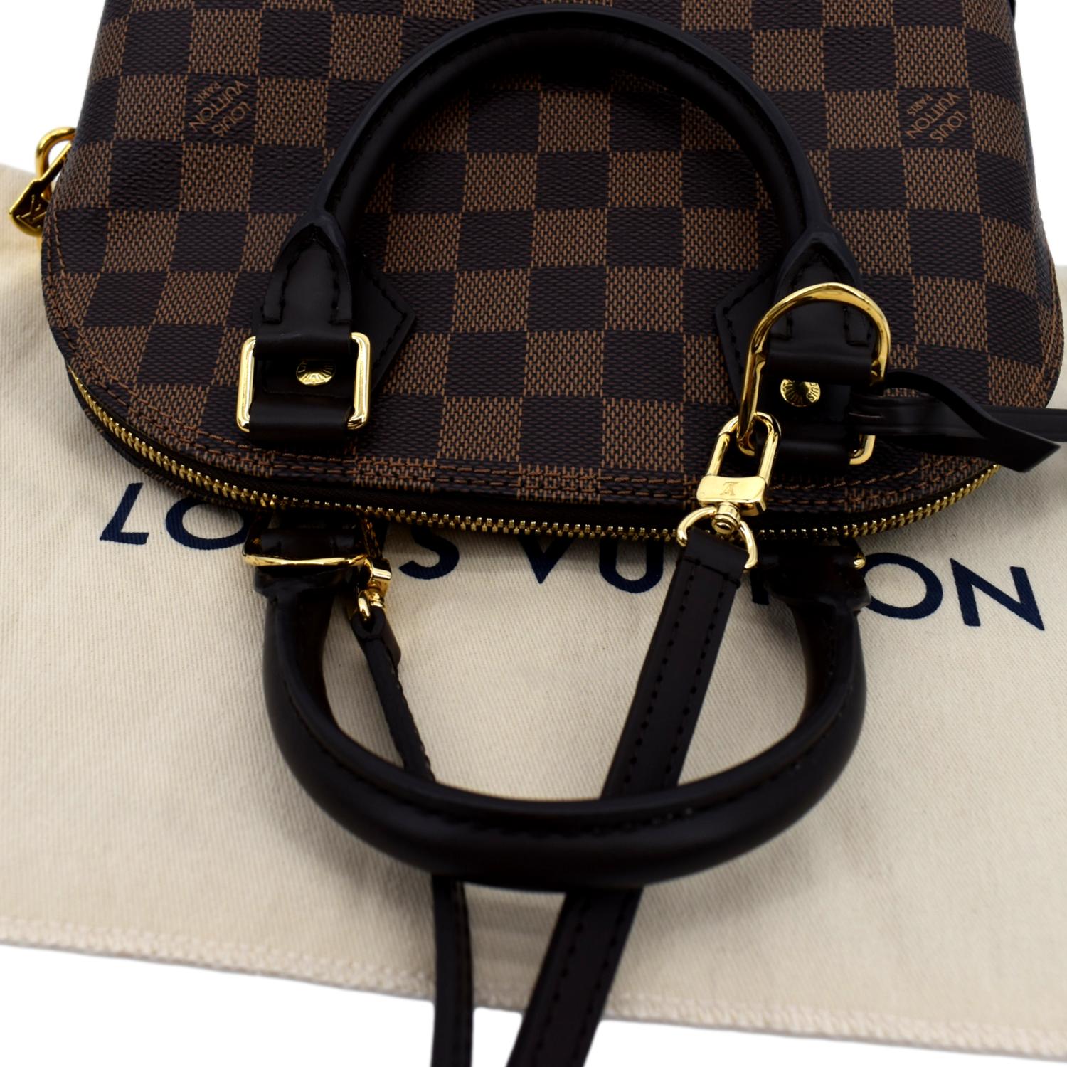Louis Vuitton Alma Bb Damier Ebene Satchel Crossbody Bag