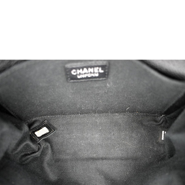 CHANEL  Reissue Flap Grained Leather Waist Belt Bag Black