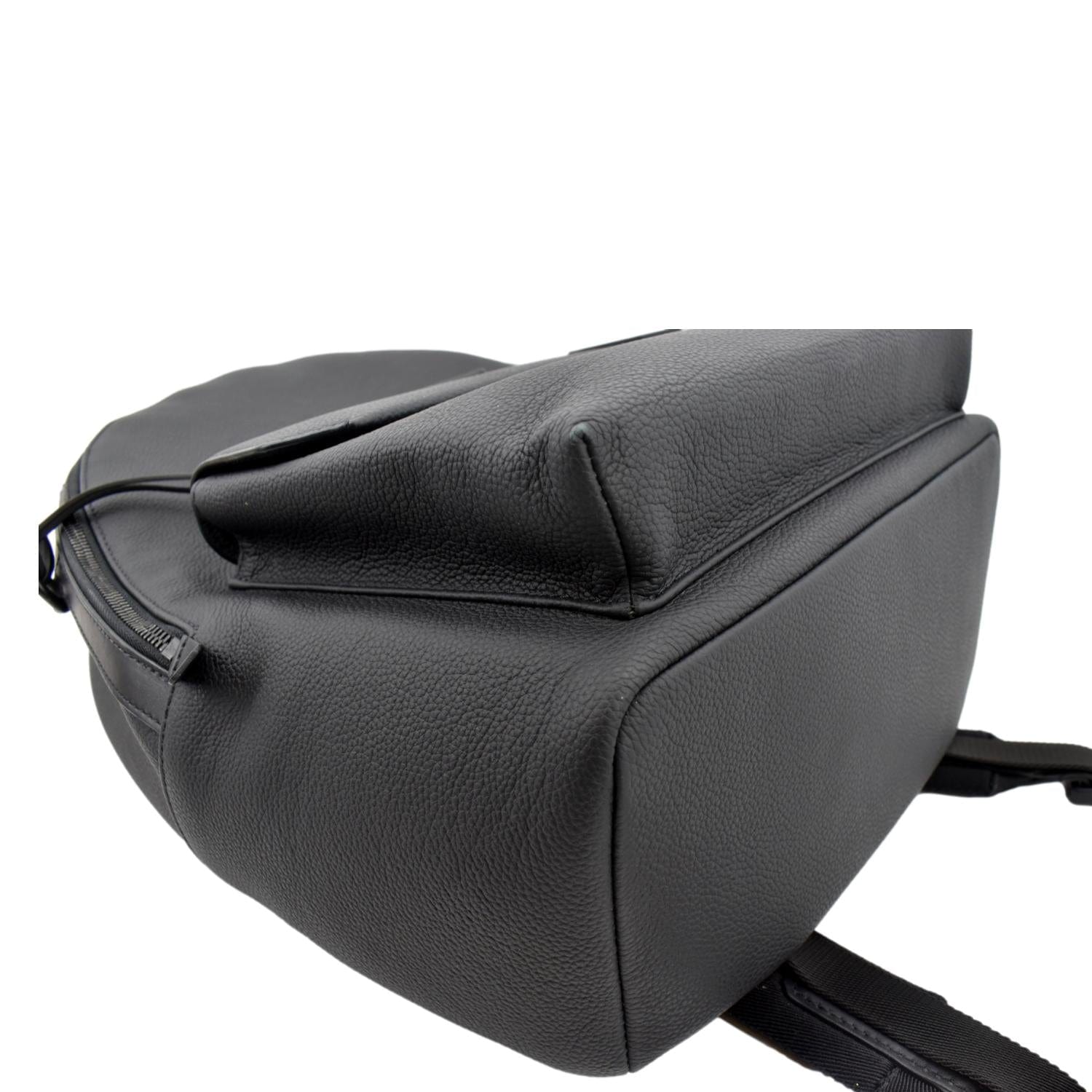 LOUIS VUITTON Takeoff Aerogram Grained Calf Leather Backpack Black
