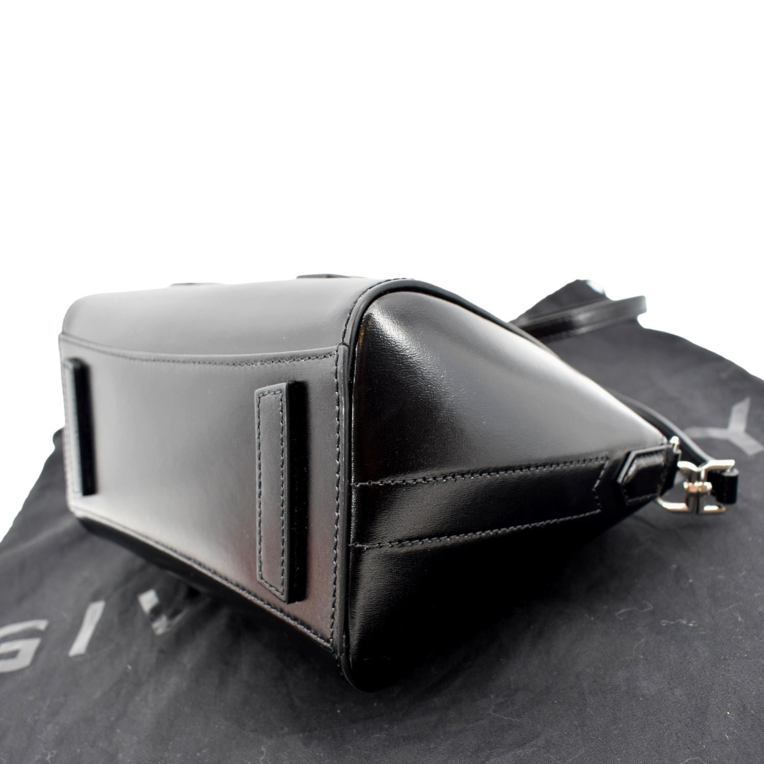 Givenchy Antigona Small Classic Smooth Black Calf Leather Tote Bag