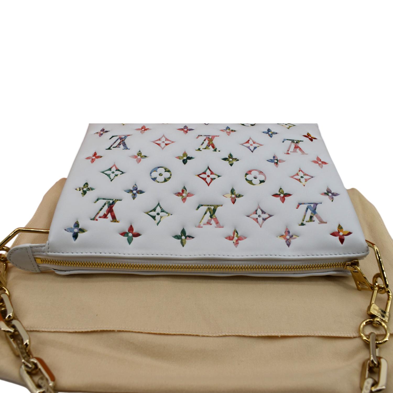Louis Vuitton Coussin PM Bag monogram shoulder crossbody white M21209