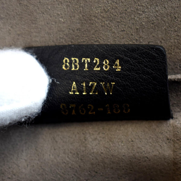 FENDI Kan I F Zucca Leather Shoulder Bag Tan