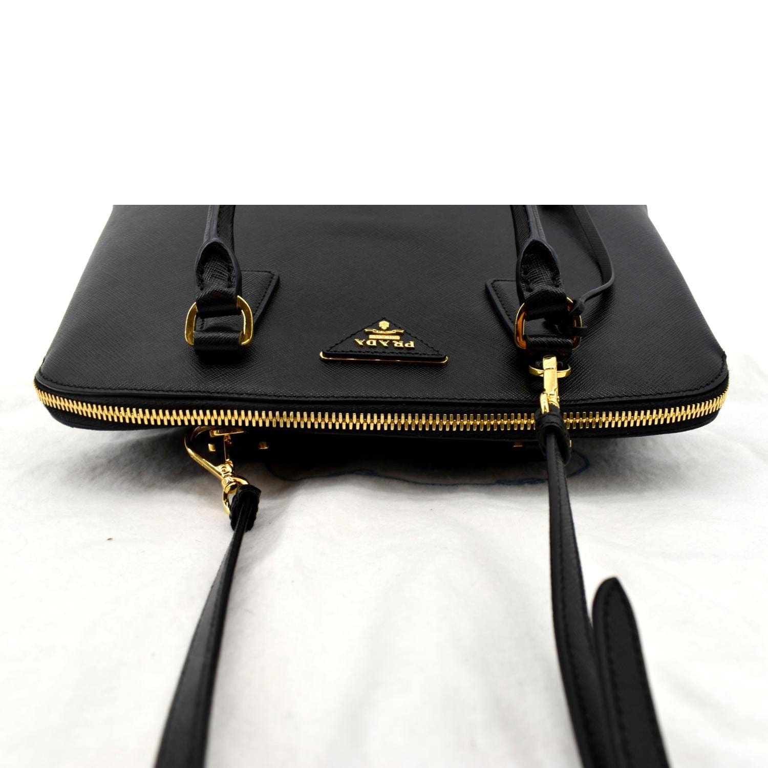 PRADA Promenade Handbag Saffiano Leather, Medium With Strap