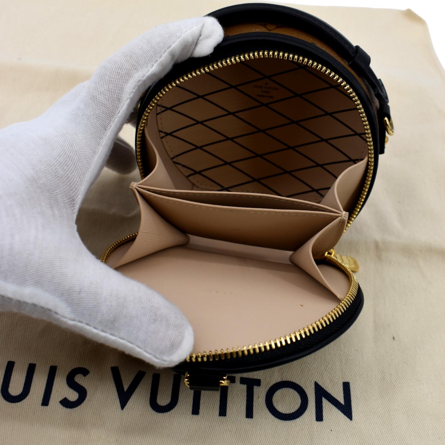 LOUIS VUITTON Mini Boite Chapeau Reverse Monogram Canvas Shoulder Bag