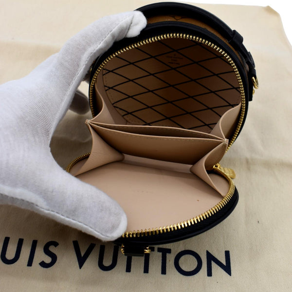 LOUIS VUITTON Mini Boite Chapeau Reverse Monogram Canvas Shoulder Bag Brown