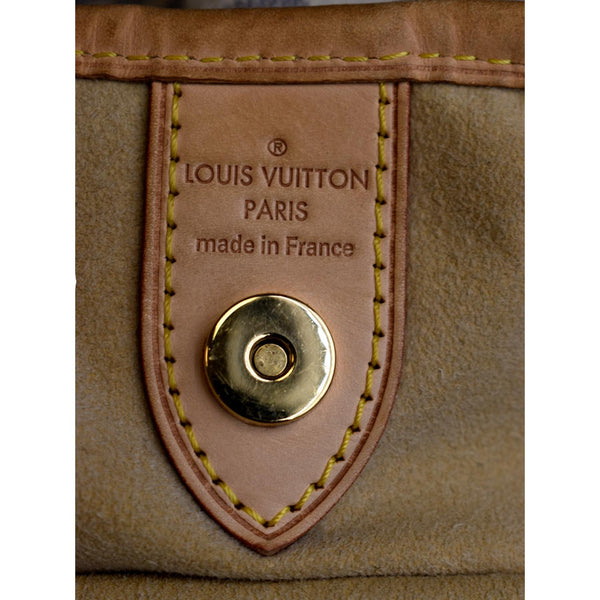 LOUIS VUITTON Galliera PM Damier Azur Shoulder Hobo Bag White