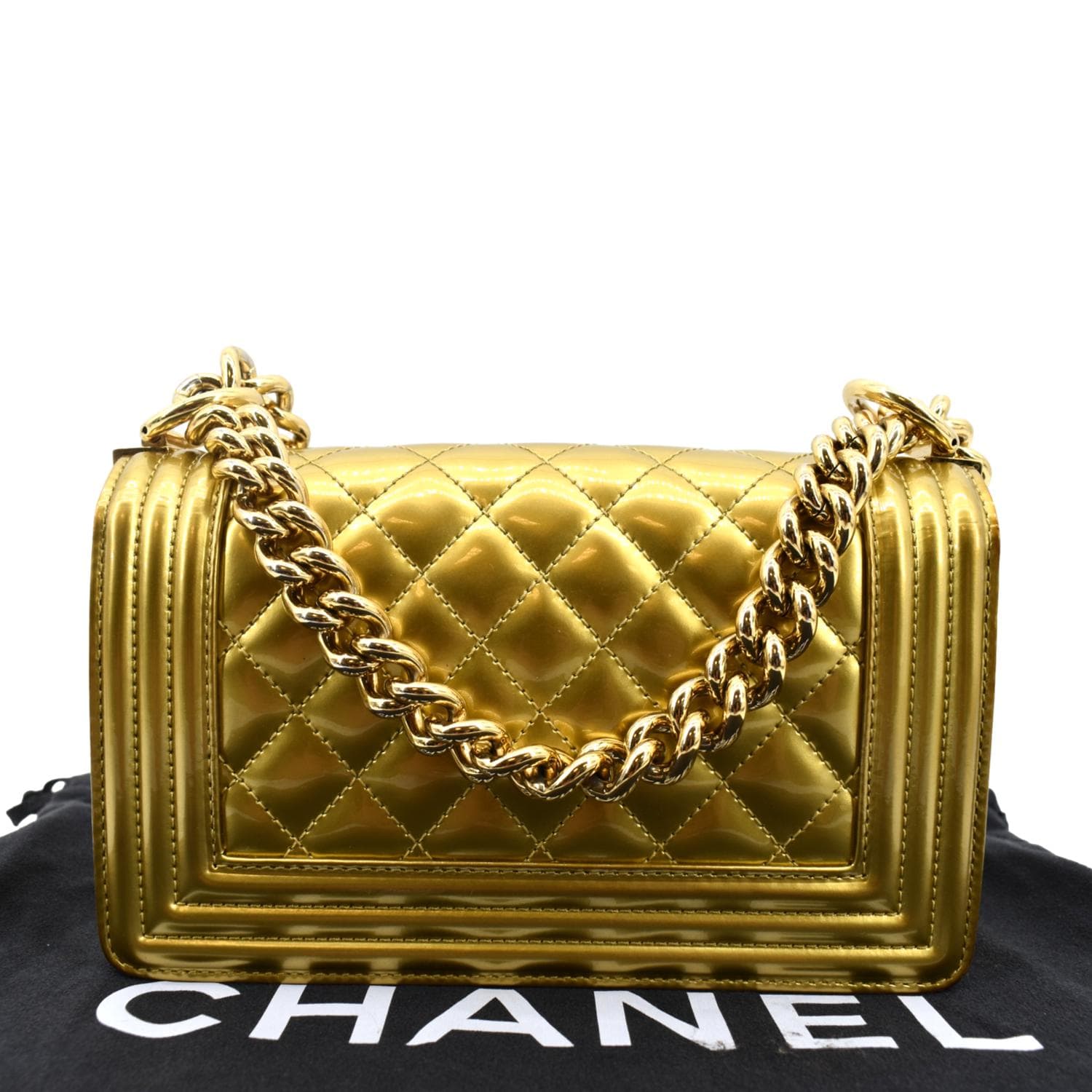 Chanel Bleu Metiérs d'Art Mosaic Embroidered Small Boy Bag of Lambskin  Leather with Antiqued Gold Tone Hardware, Handbags & Accessories Online, Ecommerce Retail