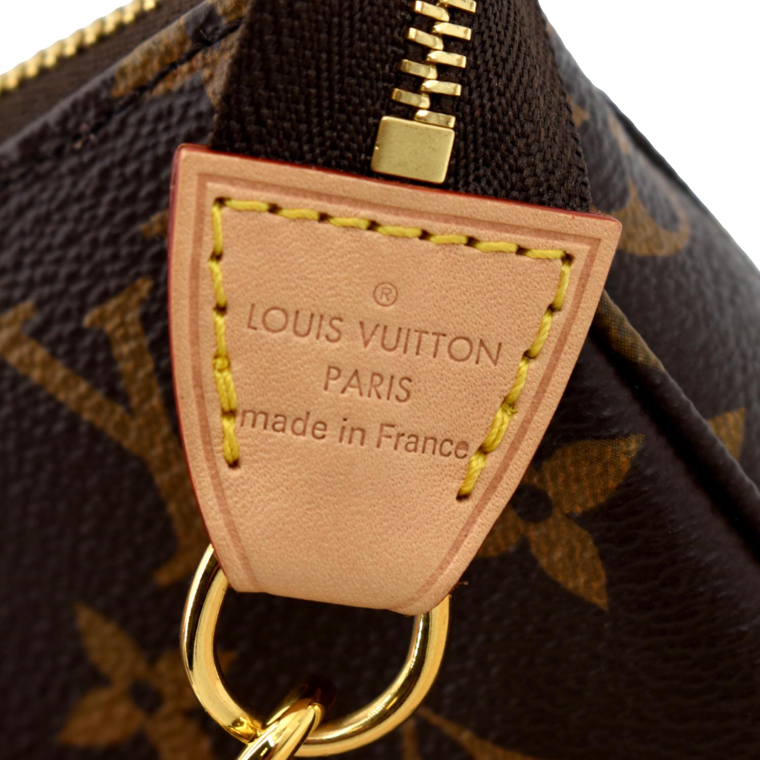 Louis+Vuitton+Pochette+Accessoires+Pouch+Brown+Canvas for sale online