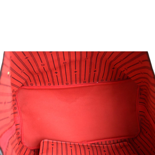 LOUIS VUITTON Neverfull GM Damier Ebene Tote Shoulder Bag Brown