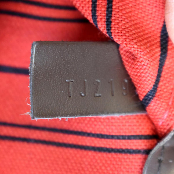 LOUIS VUITTON Neverfull GM Damier Ebene Tote Shoulder Bag Brown