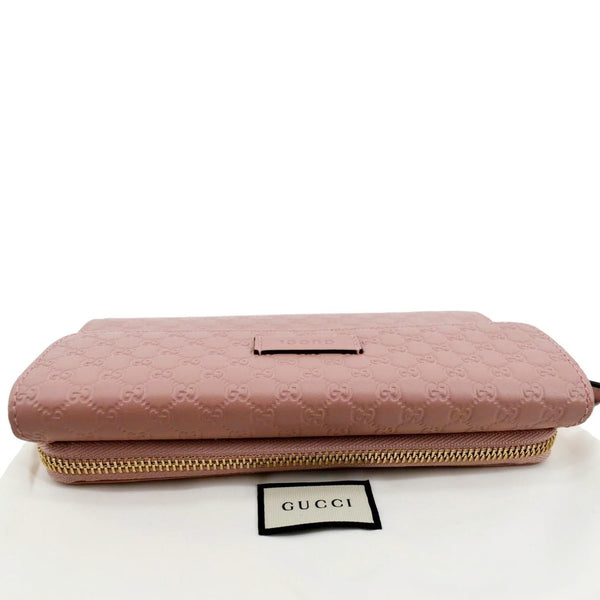 GUCCI Leather Wallet Light Pink 449364